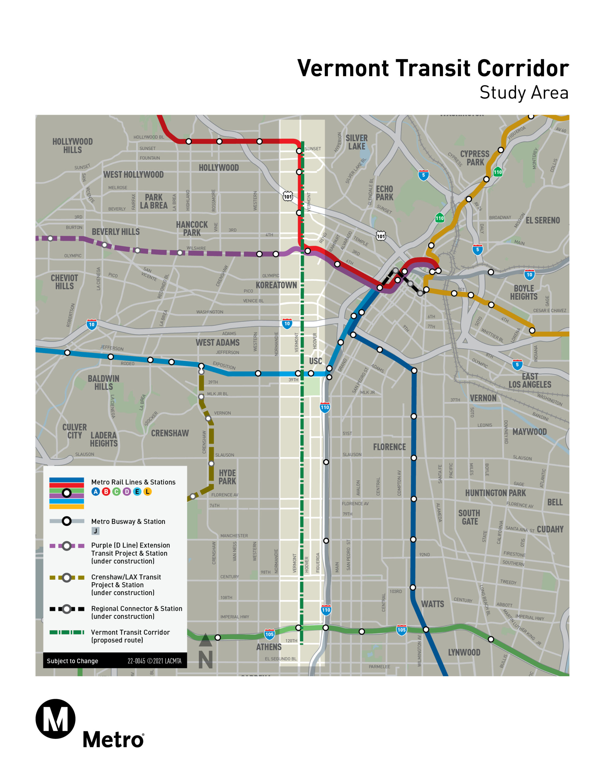 Vermont Transit Corridor Project Map