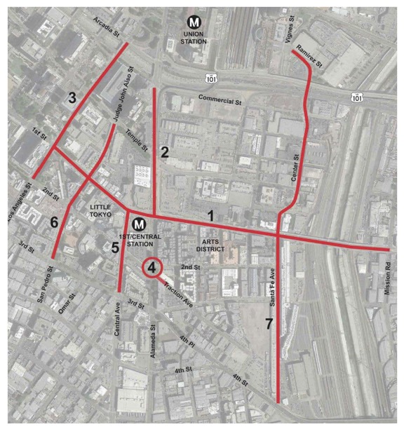 Map of Eastside Access Improvement Project