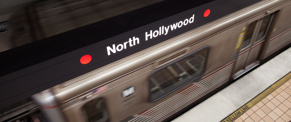 Image of Metro B Line at North Hollywood Station